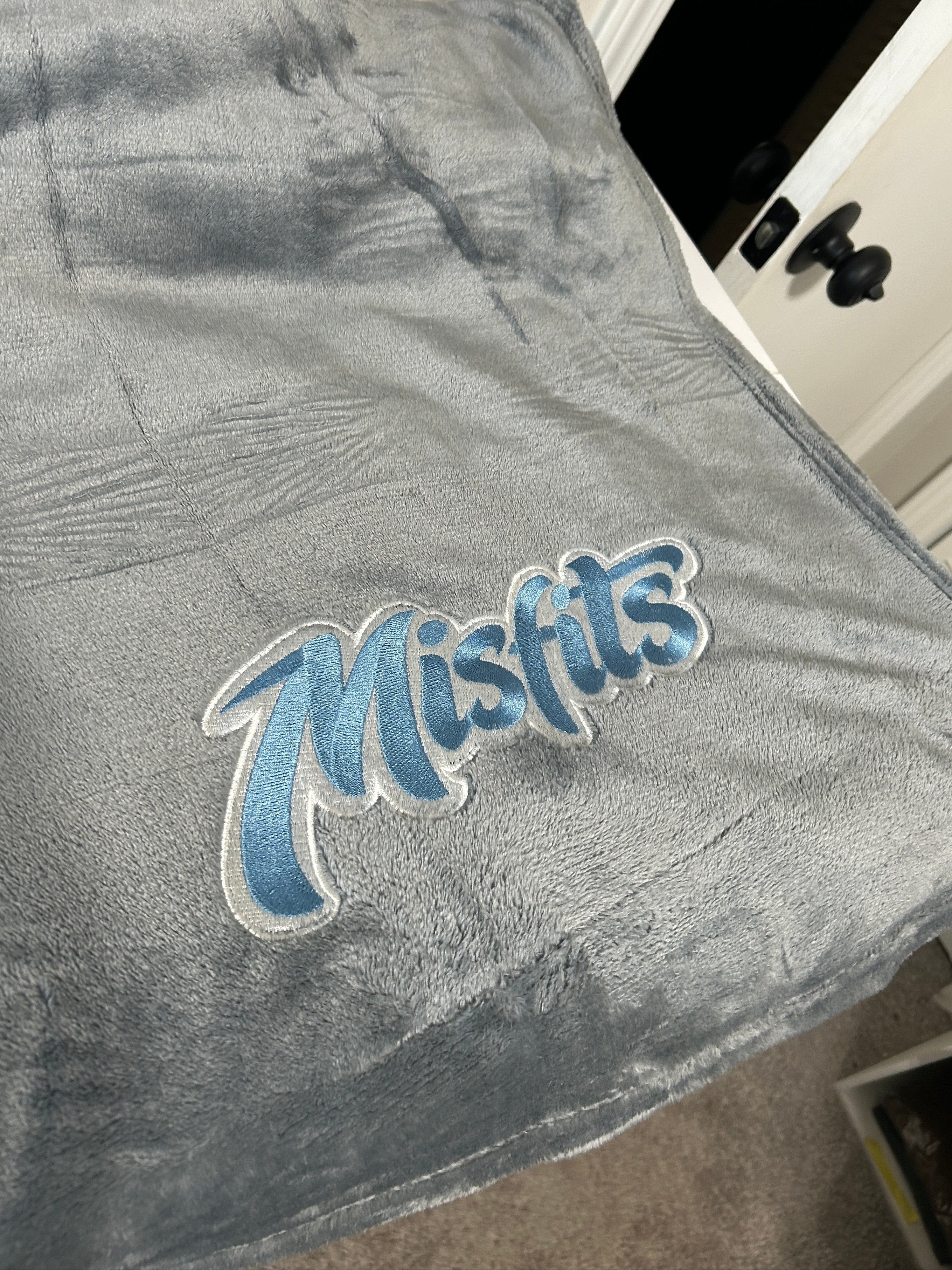 Misfits Softball Embrodiery Blankets