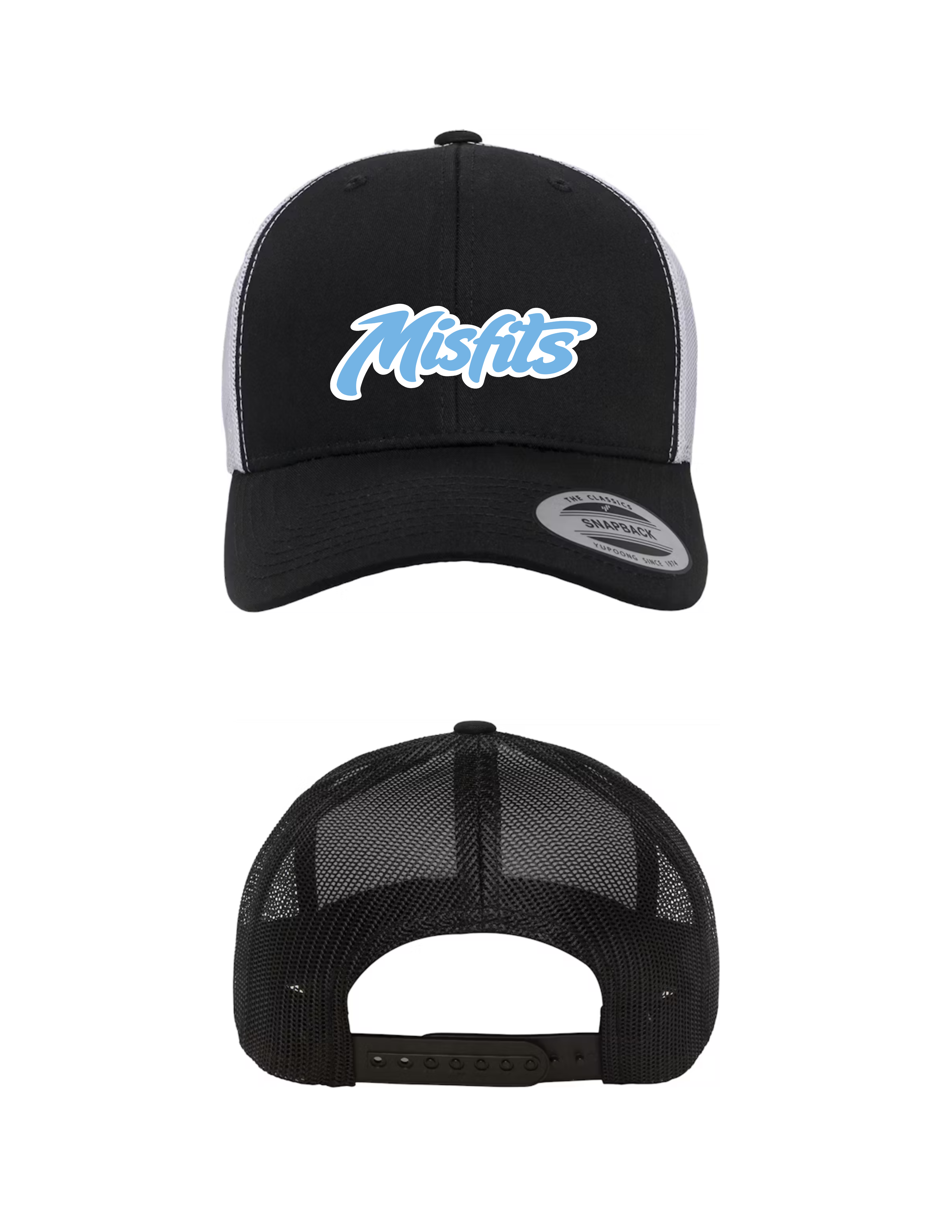 Misfits Softball Embrodiery Hats