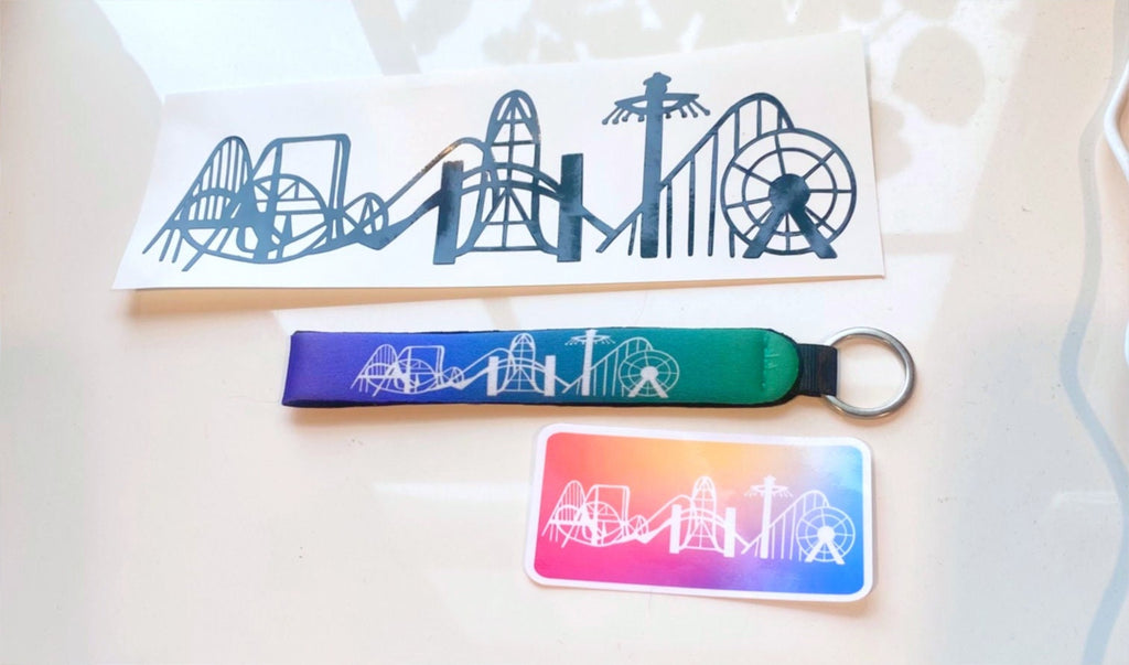 Cedar Point 2023 Decal-Sticker-Keychain