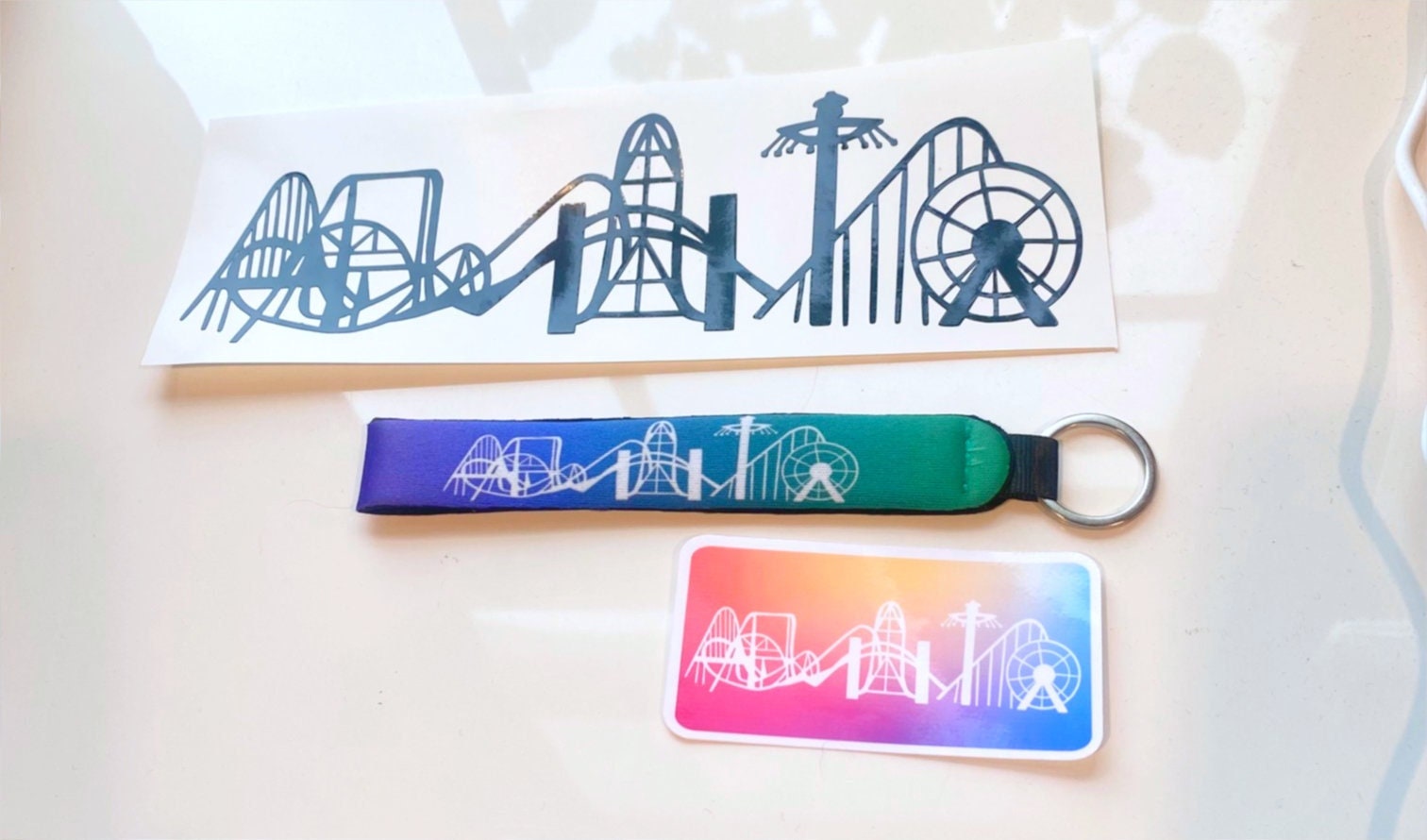 Cedar Point 2023 Decal-Sticker-Keychain