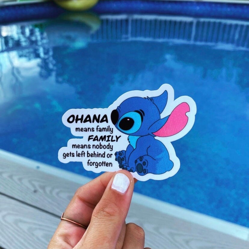 Stitch Quote Stickers For Laptop, Bottle, Hydroflask, Phone, Hard Hat, Toolbox