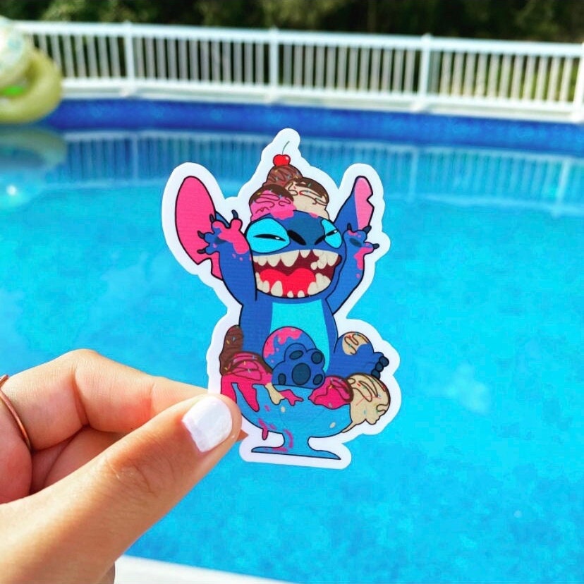 Stitch Quote Stickers For Laptop, Bottle, Hydroflask, Phone, Hard Hat, Toolbox