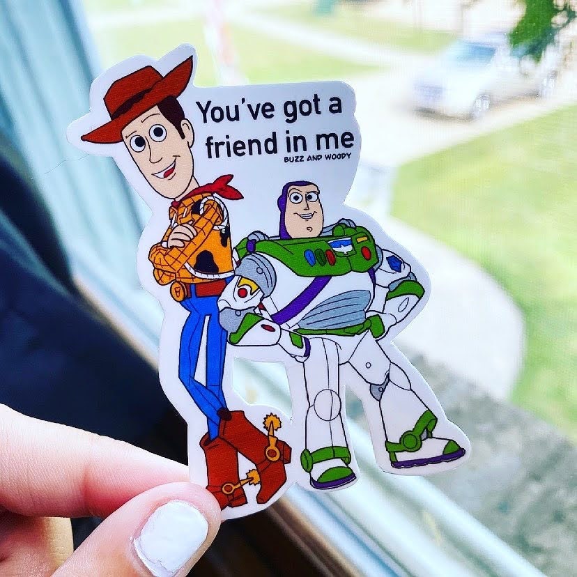 Toy Story Character Quote Stickers, Laptop, Hydroflask