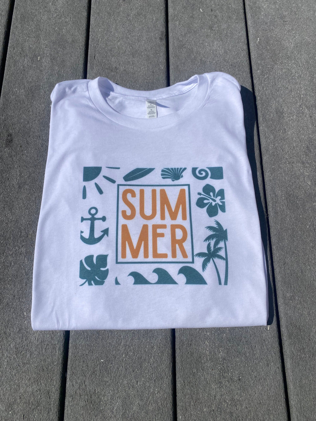 Summer White Tshirt