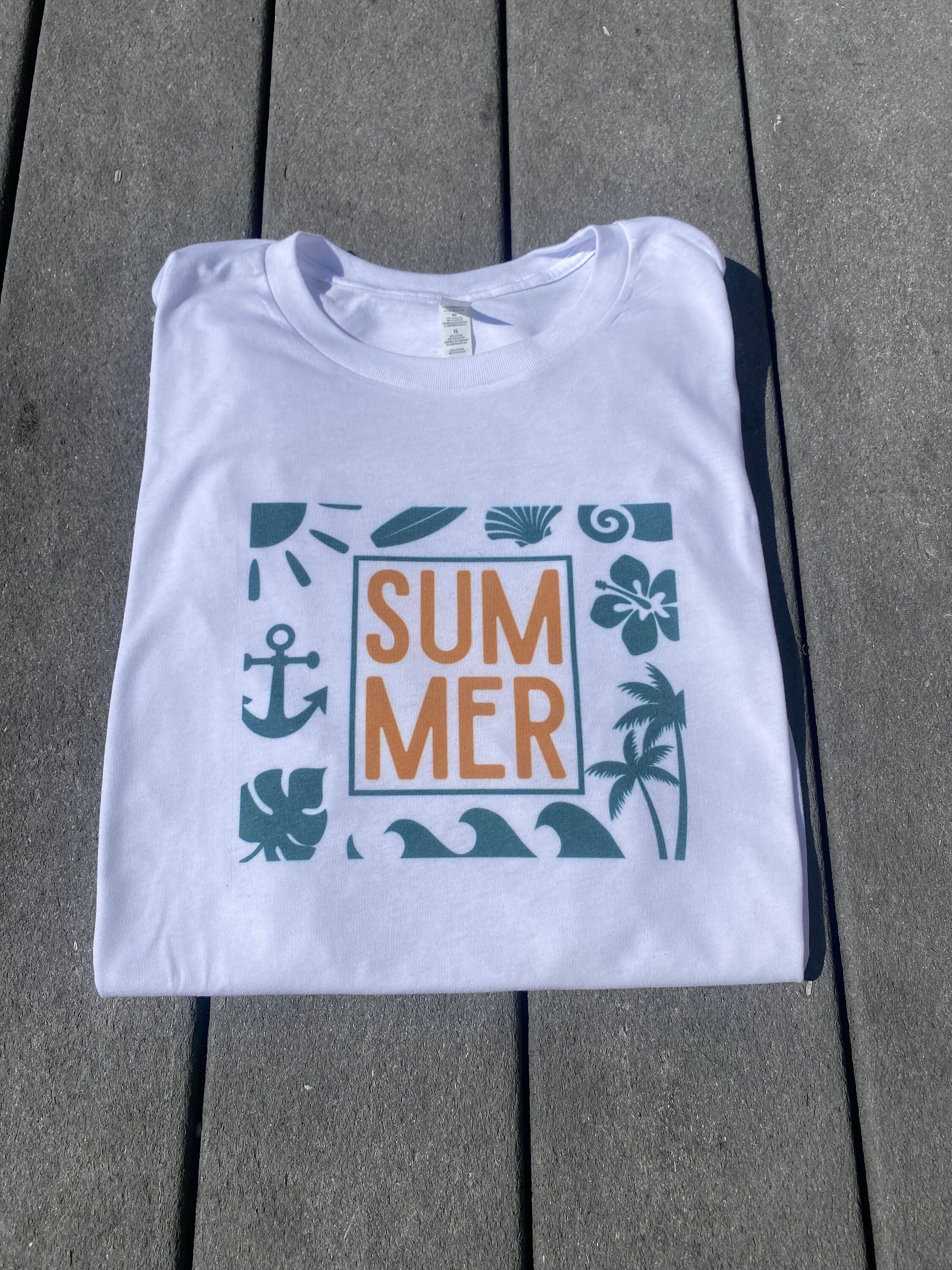 Summer White Tshirt