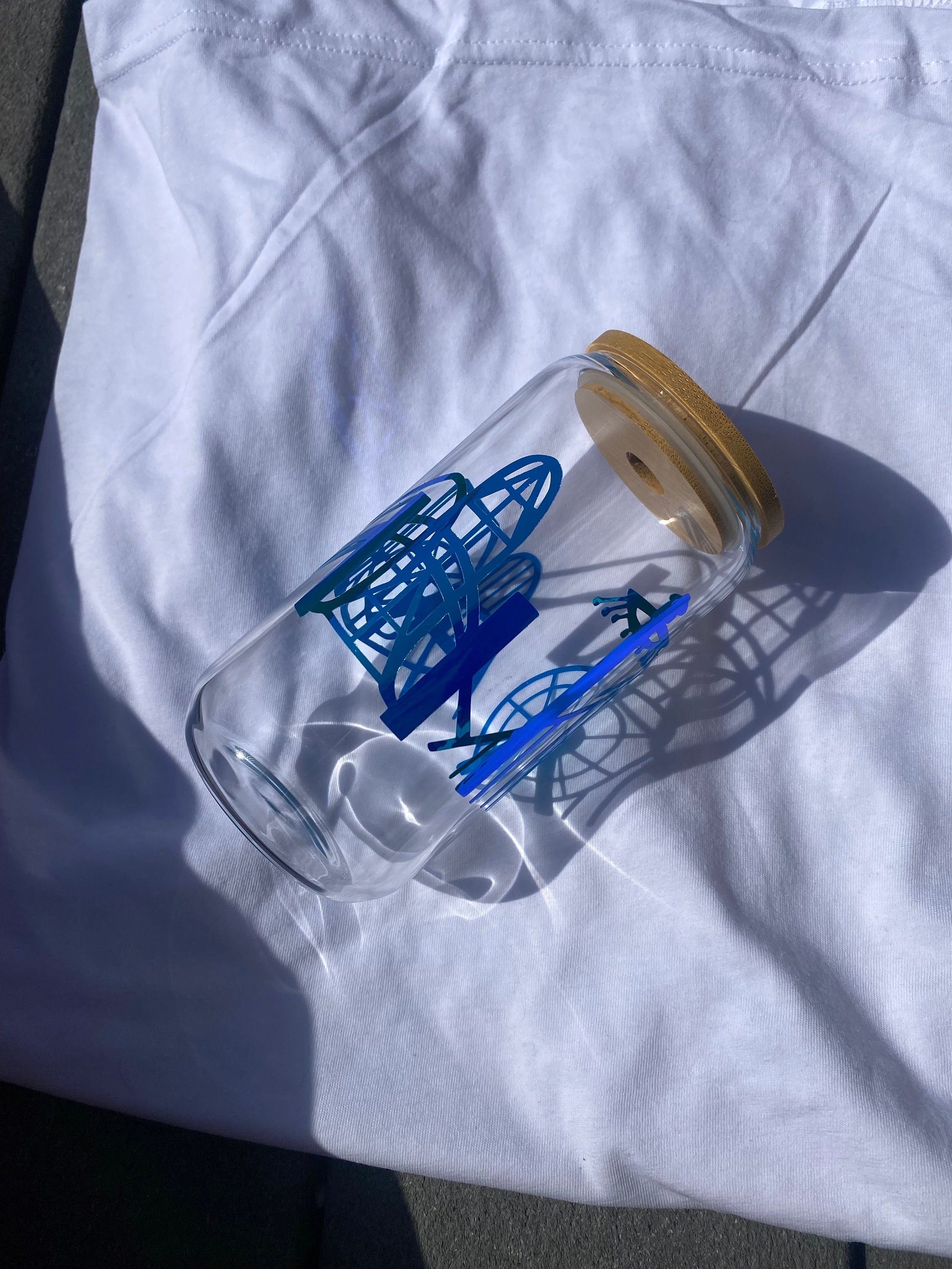 Cedar Point Decal 16oz Glass Cups