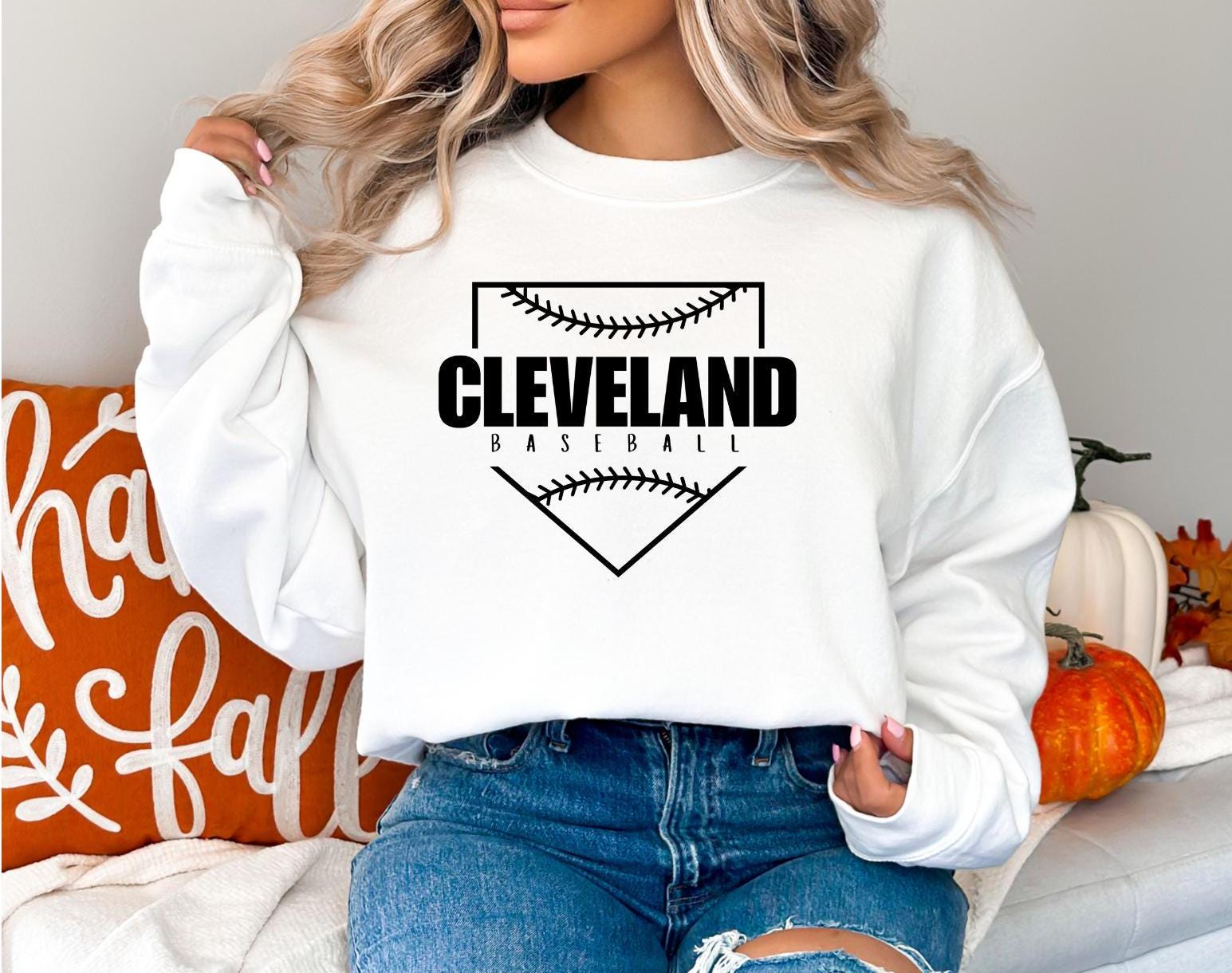 Cleveland Ohio Baseball Crewneck