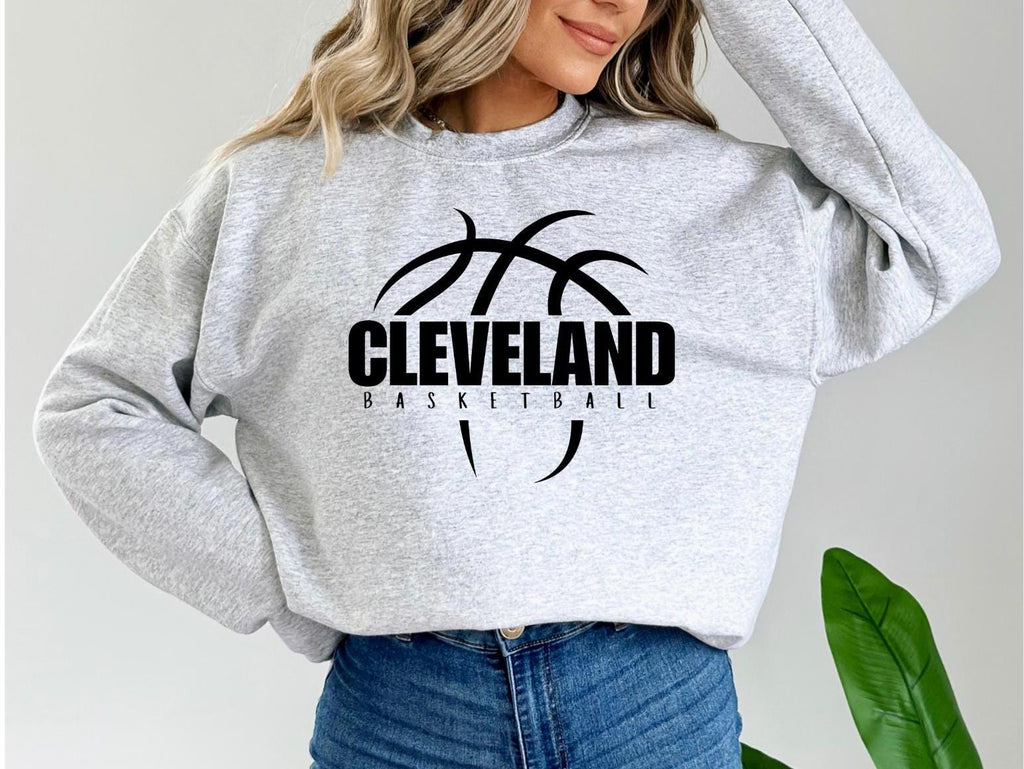 Cleveland Ohio Basketball Crewneck