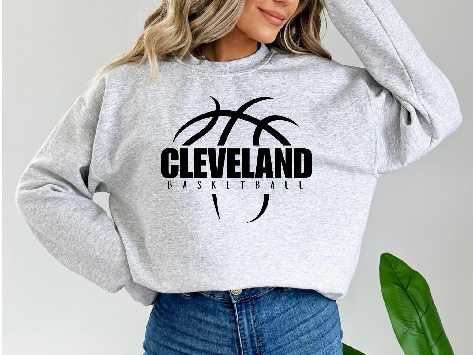Cleveland Ohio Basketball Crewneck