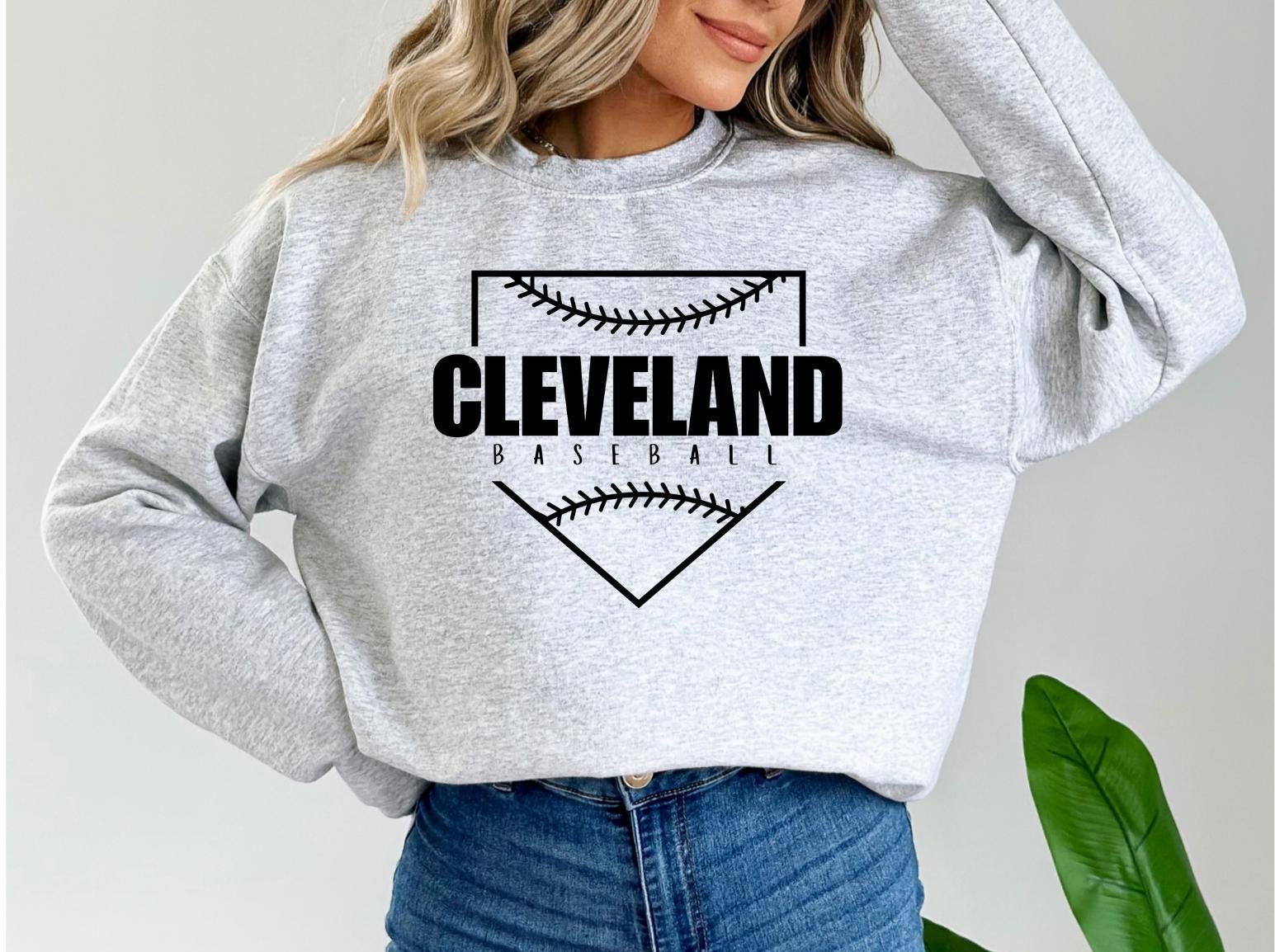 Cleveland Ohio Baseball Crewneck