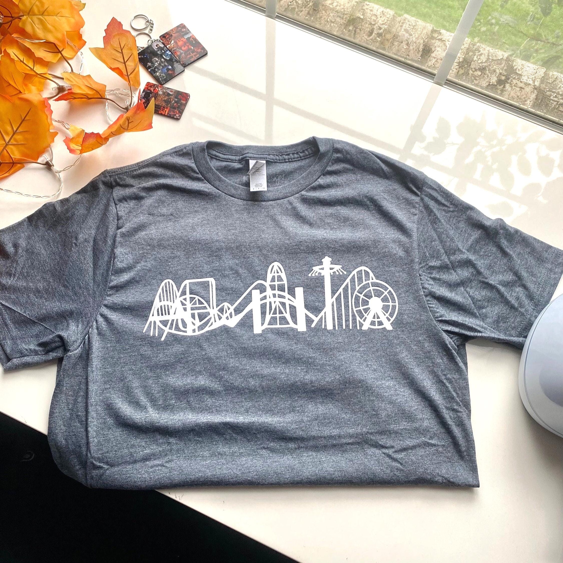 CEDAR POINT Rollercoaster Soft T-SHIRT - Hoodie - Crewneck