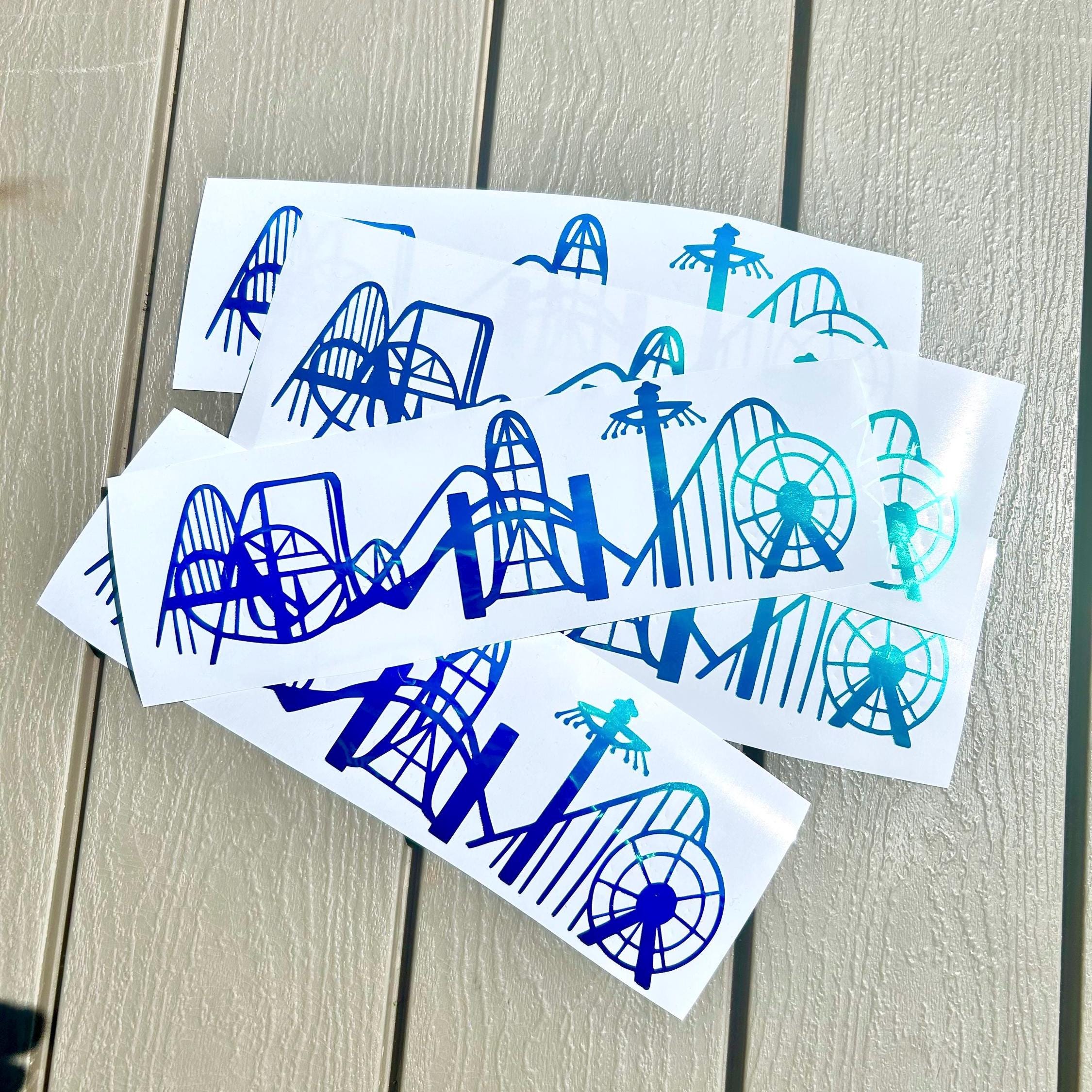 Cedar Point Skyline Roller Coaster Waterproof Decal