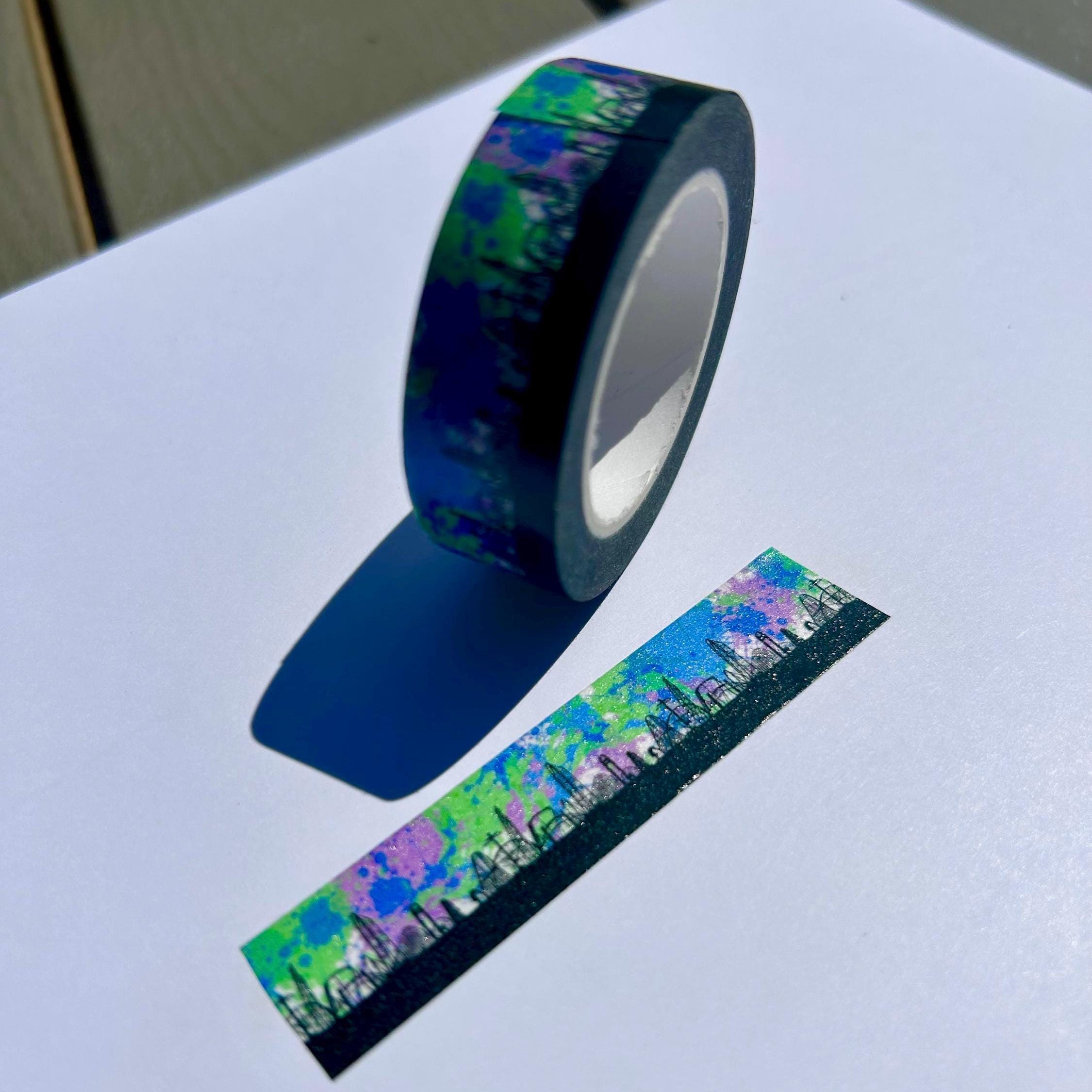 Cedar Point Skyline Washi Tape, Roller Coaster Planner Journal Supplies