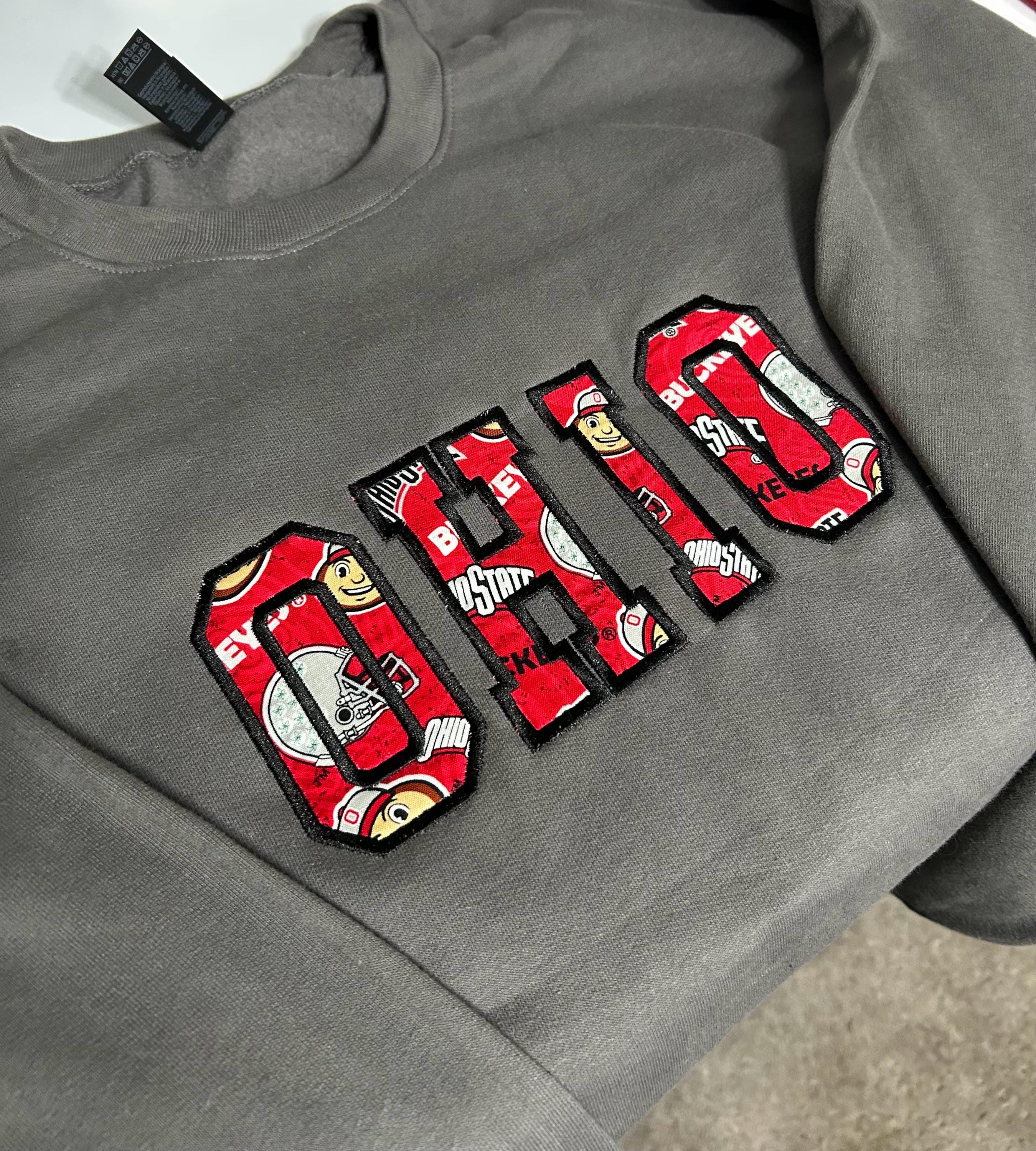 Ohio Football Embroidery Crewneck