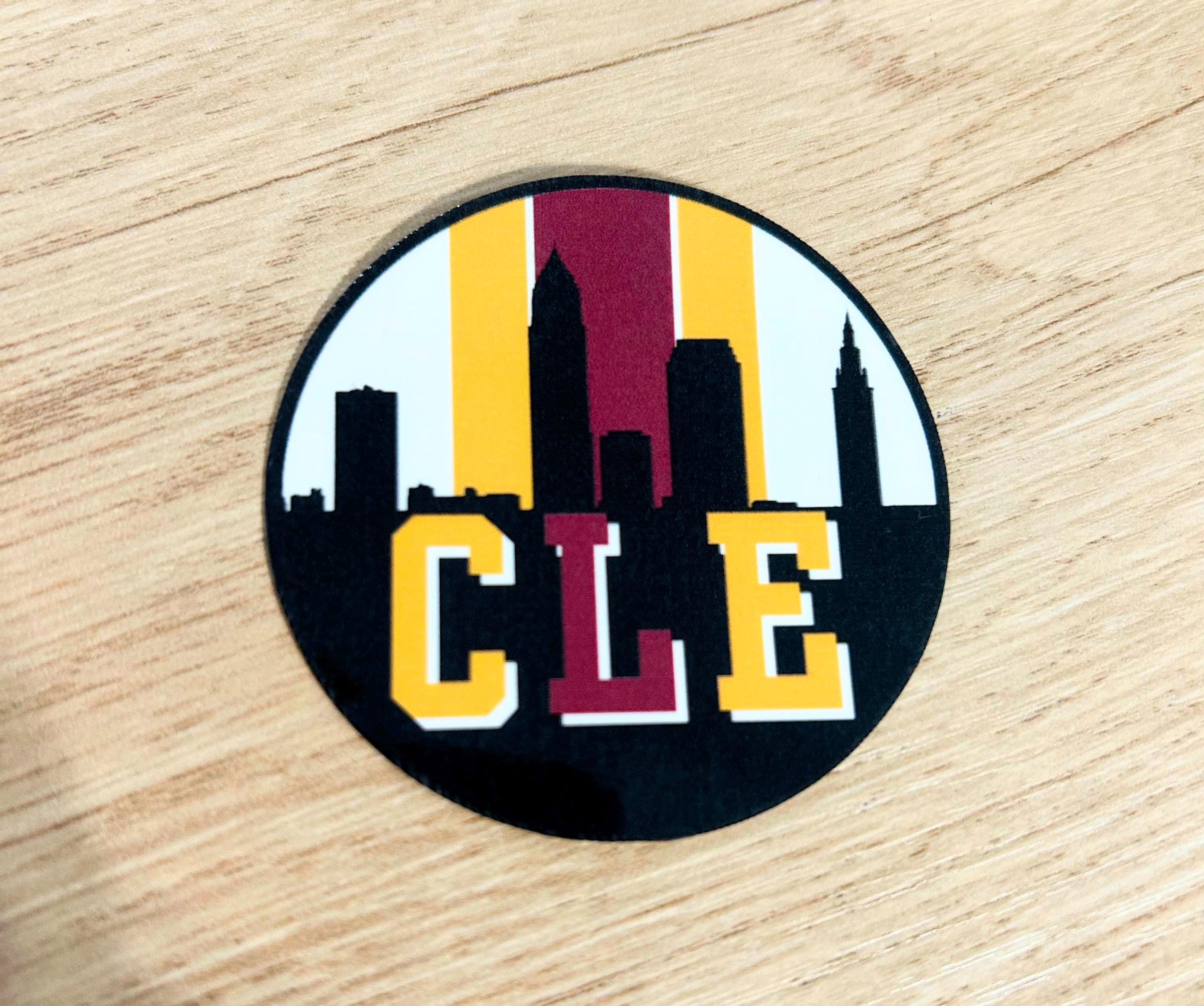 Cleveland Sports Stickers, Sticker For Laptop, Bottle, Hydroflask, Phone, Hard Hat, Toolbox
