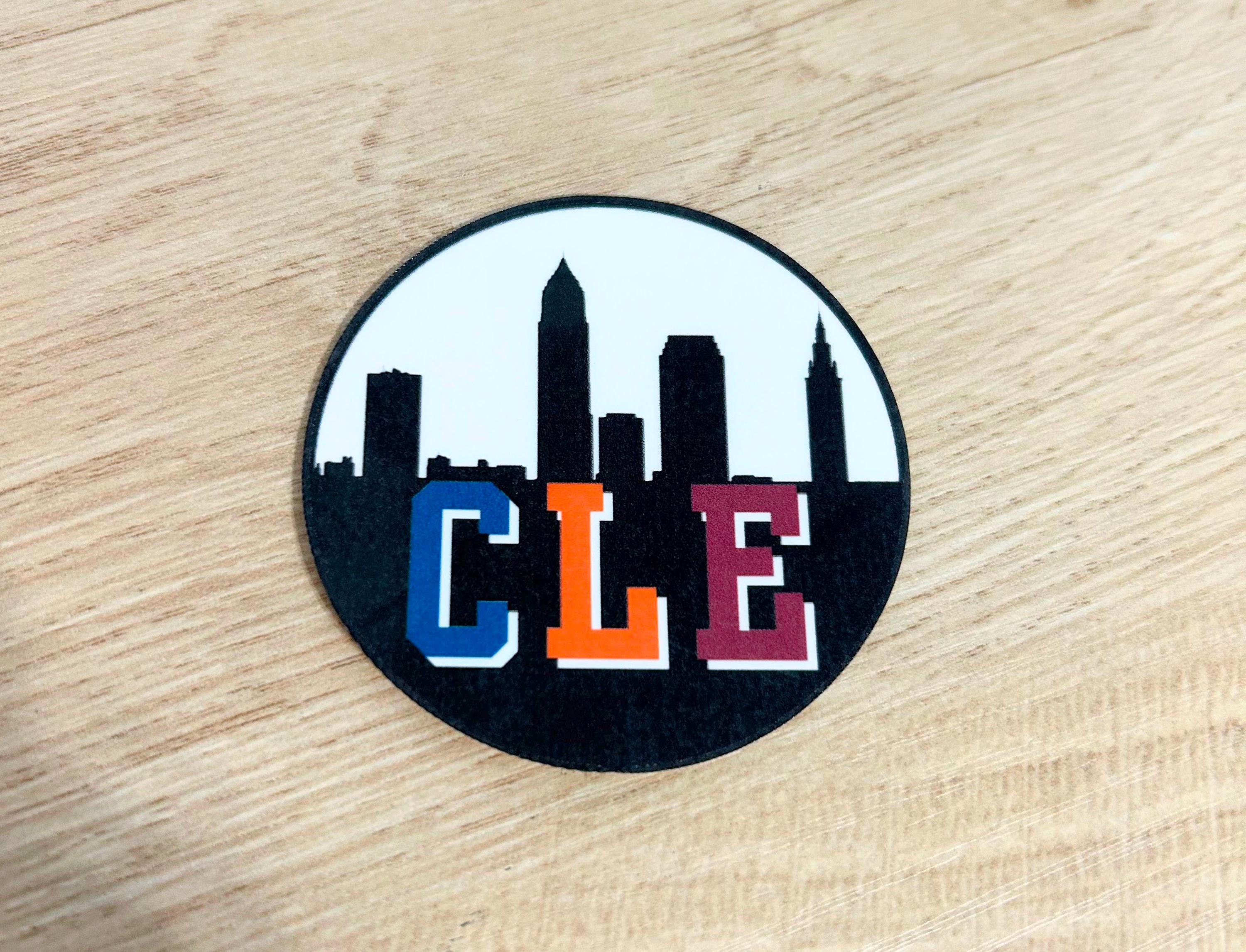 Cleveland Sports Stickers, Sticker For Laptop, Bottle, Hydroflask, Phone, Hard Hat, Toolbox
