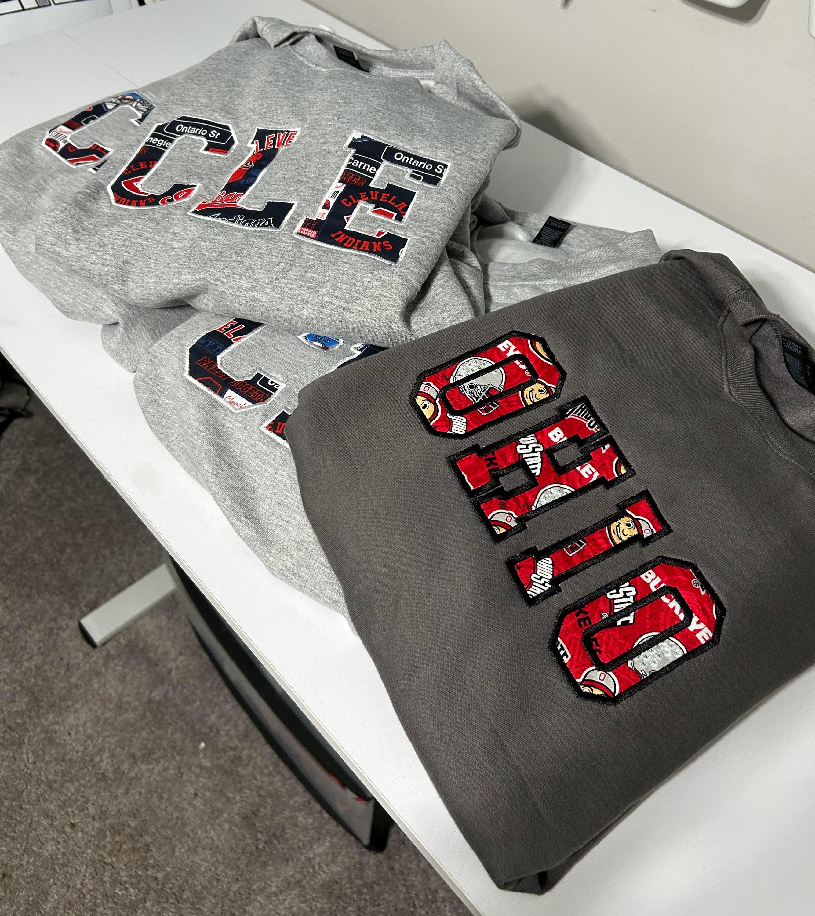 Ohio Football Embroidery Crewneck