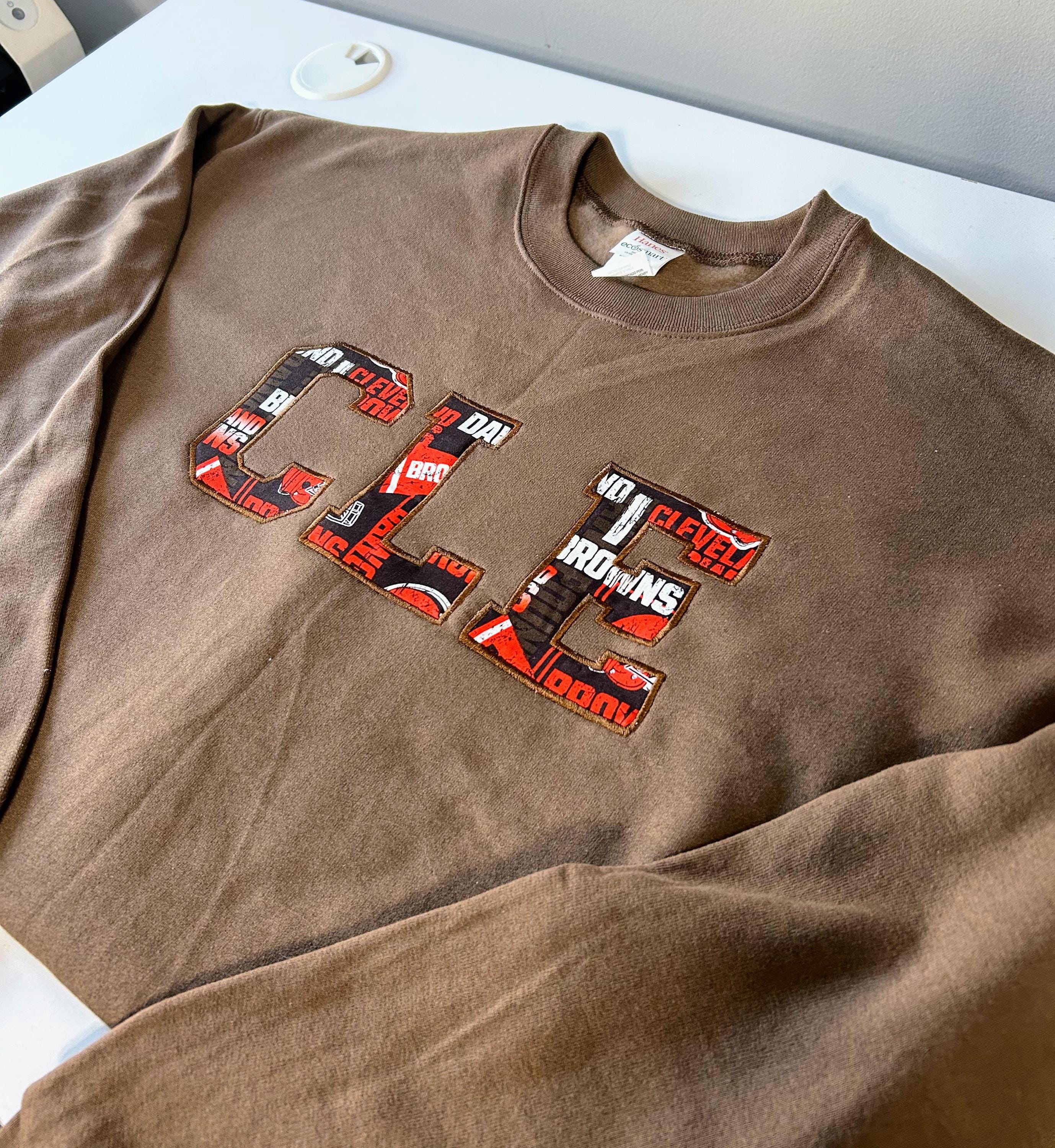 Cleveland Ohio Football Embroidery Crewneck