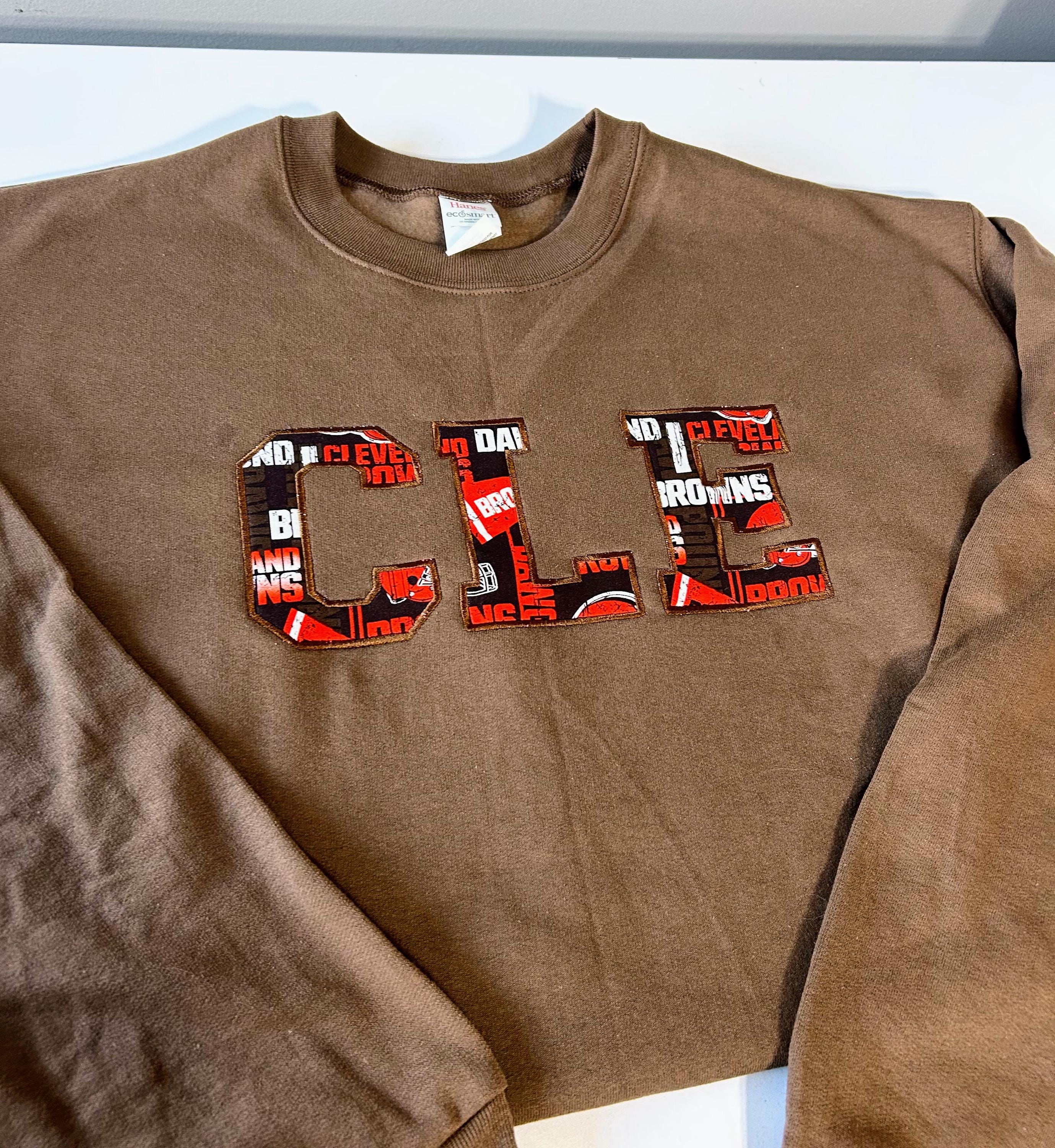 Cleveland Ohio Football Embroidery Crewneck