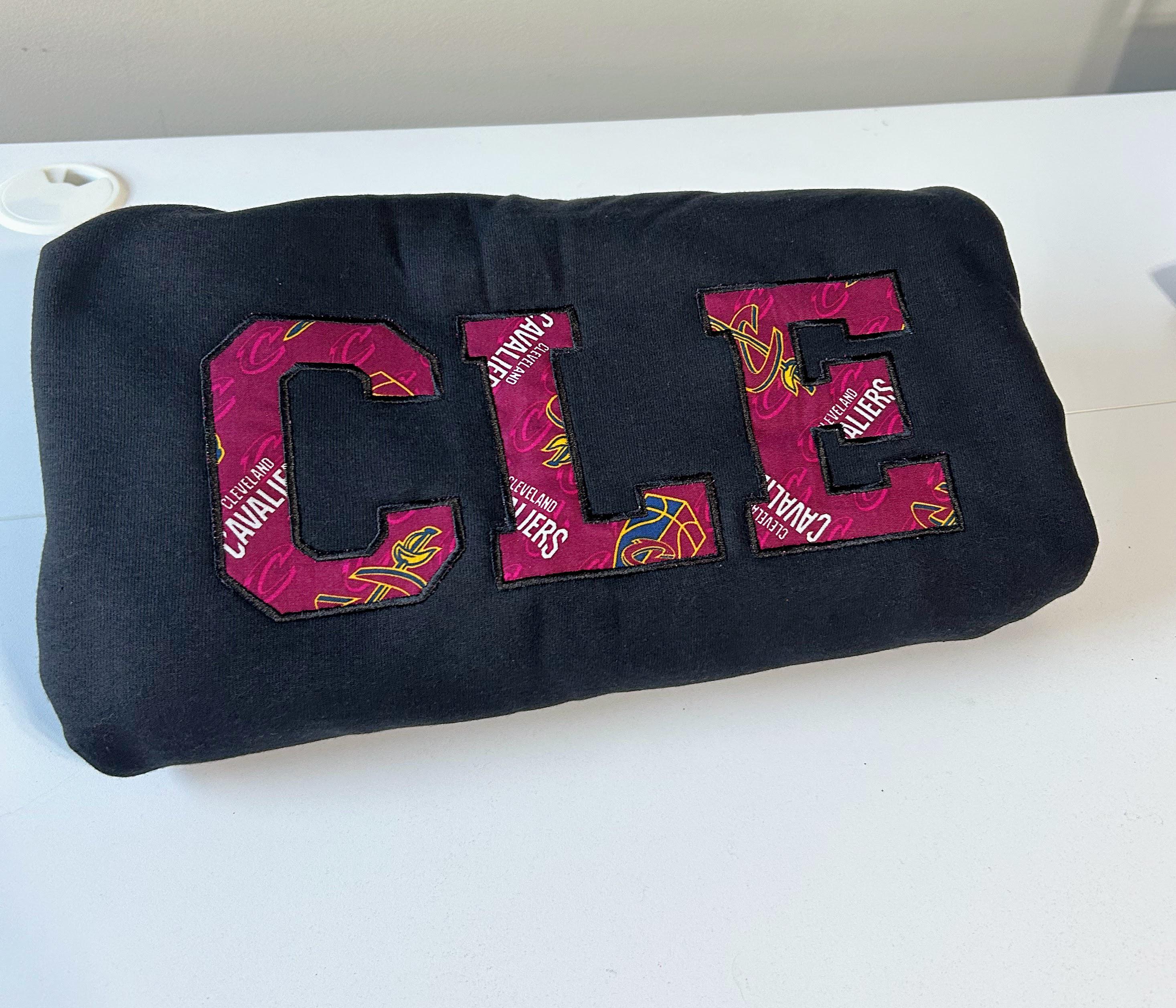 Cleveland Ohio Basketball Embroidery Crewneck