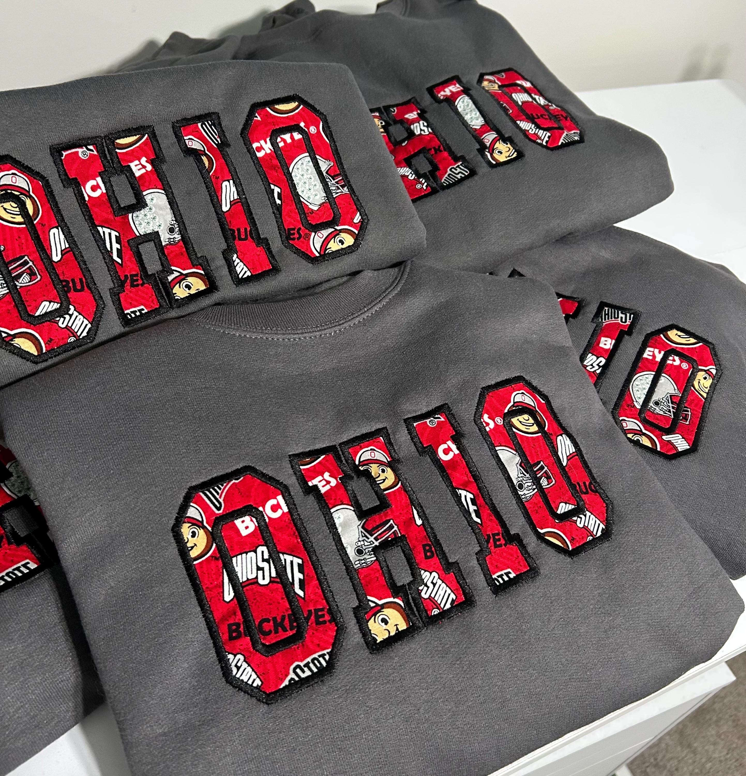 Ohio Football Embroidery Crewneck