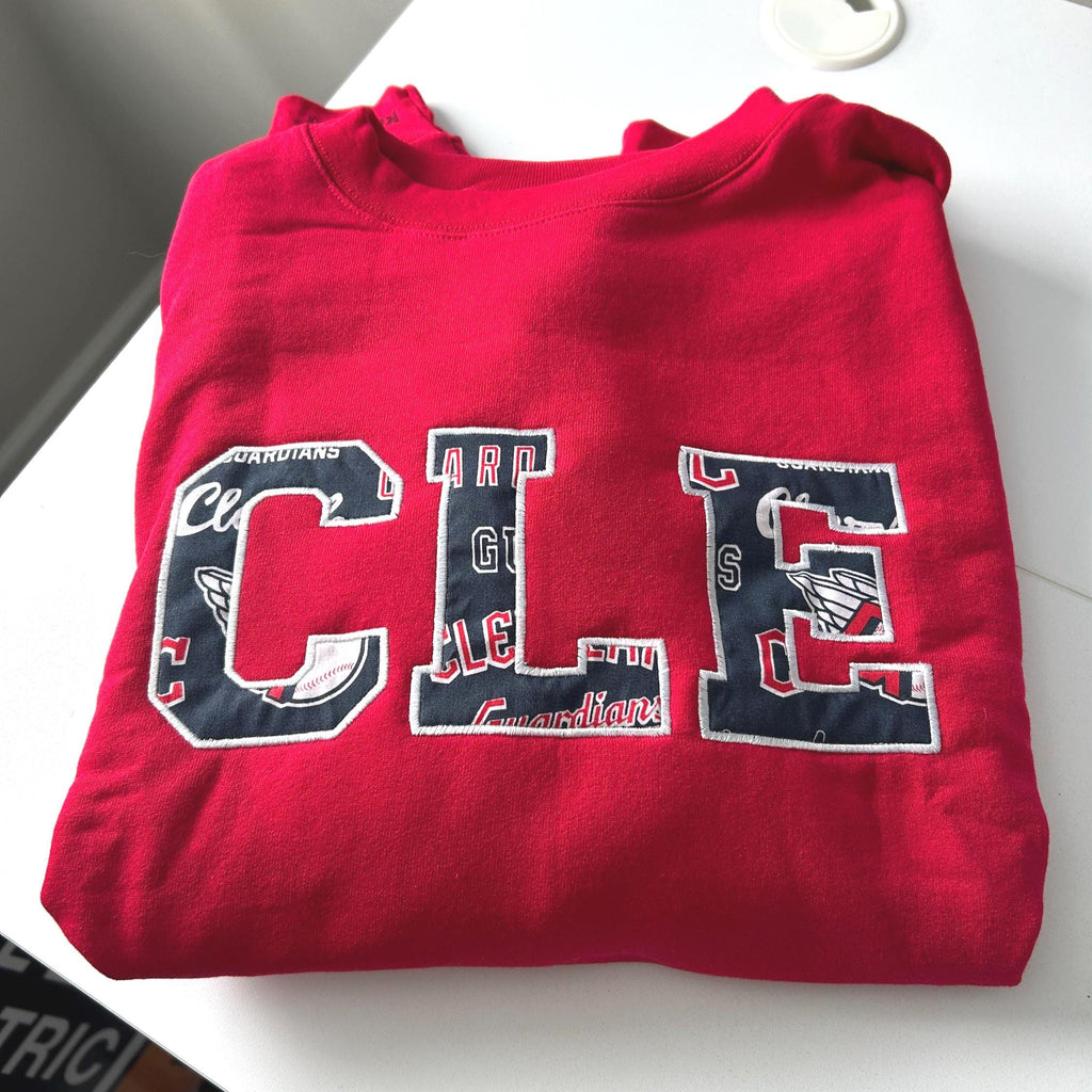 Cleveland, Ohio Baseball Embroidery Crewneck - Color Options Now Available