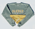 WANDER Sweatshirt and Matching Bandana Set – Custom Embroidered Trail Sweatshirt + Dog Bandana | Adventure Dog Outfit | Gift for Dog Lovers
